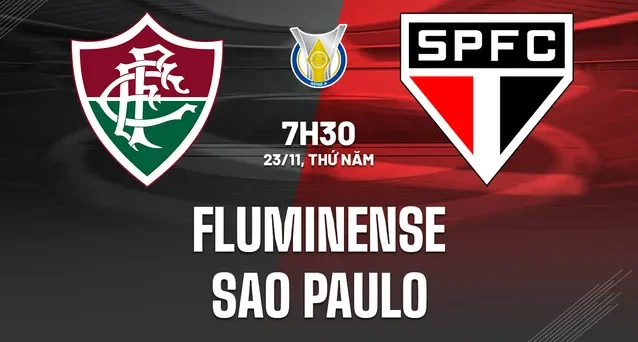 Soi kèo bóng đá Fluminense vs Sao Paulo ngày 23/11