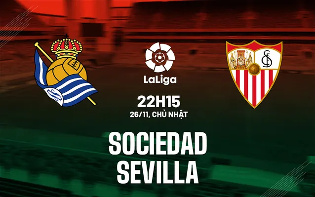 Soi kèo Sociedad vs Sevilla ngày 26/11 La Liga 2023/24