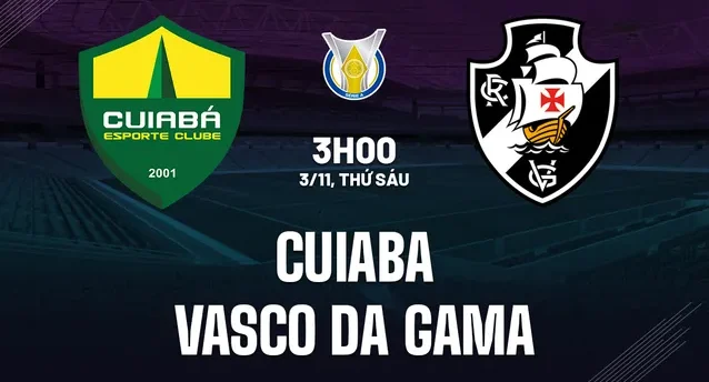 Thành tích gần đây của Cuiaba vs Vasco da Gama